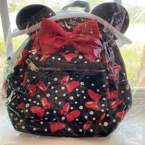Disney Plus Subscriber Box Exclusive Minnie Mouse Backpack Purse
